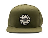 Kšiltovka Brixton - Oath Iii Snapback - Olive Surplus/Whitecap