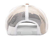 Kšiltovka Brixton - Gibson C Np Mp Trucker Hat - Brown/Off White