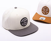 Kšiltovka Brixton - Oath Iii Snapback - Charcoal/Off White