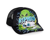 Kšiltovka Rip N Dip - Skull And Bones Trucker Hat Black