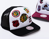 Kšiltovka Mitchell & Ness - Gridlock Trucker - Chicago Blackhawks - White