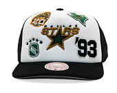 Kšiltovka Mitchell & Ness - Gridlock Trucker Vntg - Dallas Stars - White