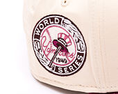Kšiltovka New Era - MLB WS Patch Retro 9FORTY M-CROWN - NY Yankees - Cream / Burgundy