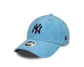 Dámská Kšiltovka New Era - MLB Cord 9FORTY - NY Yankees - Blue / Burgundy