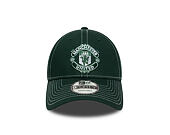 Kšiltovka New Era - Contrast Stitch 9FORTY - Manchester United FC - Dark Green