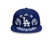 Kšiltovka New Era - MLB Paisley Bandana 59FIFTY - LA Dodgers - Dark Royal