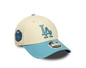 Kšiltovka New Era - MLB WS Patch Retro 9FORTY M-CROWN - LA Dodgers - Cream / Blue