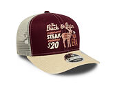 Kšiltovka New Era - Wild Cord 9FIFTY - Burgundy / Stone