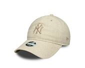 Kšiltovka New Era - 920W MLB Linen - New York Yankees - Stone/Stone