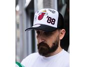 Kšiltovka Mitchell & Ness - Gridlock Trucker - Miami Heat - White
