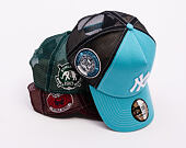 Kšiltovka New Era - MLB Contrast Stitch WS Retro 9FORTY Trucker - Oakland Athletics - Dark Green