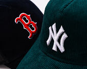 Kšiltovka New Era - MLB Seasonal Cord 9FORTY Trucker - NY Yankees - Dark Green