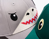 Dětská Kšiltovka New Era - Monster Face 9FORTY - Grey