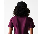 Dámské Triko New Era - Crest Tee Regular - Burgundy
