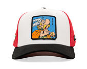 Kšiltovka Capslab - Asterix Trucker - White / Red