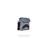 Ledvinka Sprayground - Denim Shark Messenger Sling
