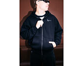 Mikina Karl Kani - Chest Signature Essential Oversized Zip Hoodie - Black