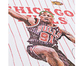 Triko Mitchell & Ness - NBA Playmaker Player Ss Tee Vintage Logo - Chicago Bulls - White