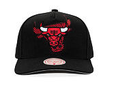 Kšiltovka Mitchell & Ness - NBA Tilted Pro Snapback - Chicago Bulls - Black