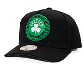 Kšiltovka Mitchell & Ness - NBA Tilted Pro Snapback - Boston Celtics - Black