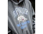 Mikina Rip N Dip - White Panther Hoodie - Heather Grey