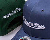 Kšiltovka Mitchell & Ness - Branded Script Stretch  - Dark Green