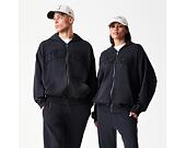 Mikina New Era - Branded Washed Full-Zip Hoody - Black