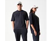 Triko New Era - Branded Washed Oversized Tee - Black