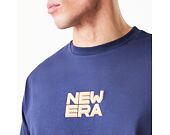 Triko New Era - Branded Location Oversized Tee - Navy