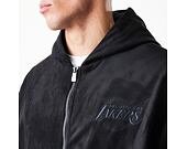Bunda New Era - NBA Suede Hooded Jacket - LA LAkers - Black