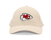 Kšiltovka New Era - NFL Cord 9FORTY M-Crown - Kansas City Chiefs - Cream