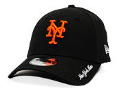 Kšiltovka New Era - MLB Visor Script 9FORTY - NY Mets - Black