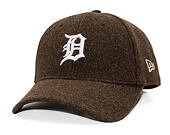 Kšiltovka New Era - MLB Melton Wool 9FORTY - Detroit Tigers - Brown / White