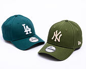 Kšiltovka New Era - MLB Essential 9FORTY - NY Yankees - Rifle Green / Stone