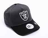 Kšiltovka New Era - NFL Charcoal Drop 9FORTY A-Frame - LAs Vegas Raiders - Steel Clouds / Black