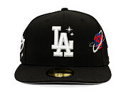 Kšiltovka New Era - MLB Planet Icon 59FIFTY - LA Dodgers - Black