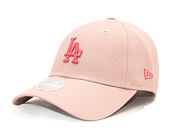 Dámská Kšiltovka New Era - MLB Womens Midi Essential 9FORTY - LA Dodgers - Pink