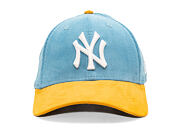Dětská Kšiltovka New Era - MLB Kids Cord 9FORTY - NY Yankees - Blue Foam / Yellow