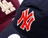 Dámská Kšiltovka New Era - MLB Boucle 9TWENTY - NY Yankees - Navy / Orange