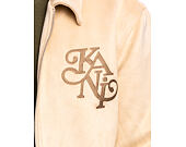 Bunda Karl Kani - Legacy Faux Suede Bowling Jacket - Beige