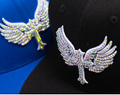 Kšiltovka Reflection Luxury Shine Loud Snapback - Satin Black / White