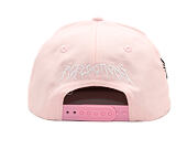 Kšiltovka Reflection Luxury Shine Loud Snapback - Baby Pink/ White