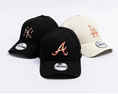 Kšiltovka New Era - Animal Pack 9FORTY MLB Faux Pony Cow Infill - Atlanta Braves