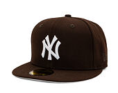 Kšiltovka New Era - MLB Seasonal 59FIFTY - NY Yankees - Burnt Wood - Brown