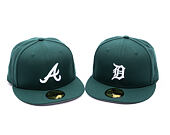Kšiltovka New Era - MLB Seasonal 59FIFTY - Atlanta Braves - Dark Green