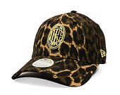 Dámská Kšiltovka New Era -  Leopard 9FORTY - Ac Milan - Brown
