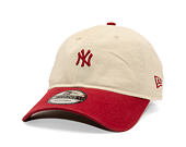 Kšiltovka New Era - MLB Mini Logo 9TWENTY - NY Yankees - Cream