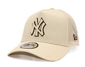 Kšiltovka New Era - MLB Outline 9FORTY Trucker - NY Yankees - Cream