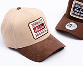 Kšiltovka New Era - Branded Suede Patch 9FORTY A-Frame - Camel