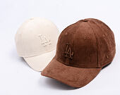 Kšiltovka New Era - MLB Cord 9FORTY M-CROWN - LA Dodgers - Chestnut Brown